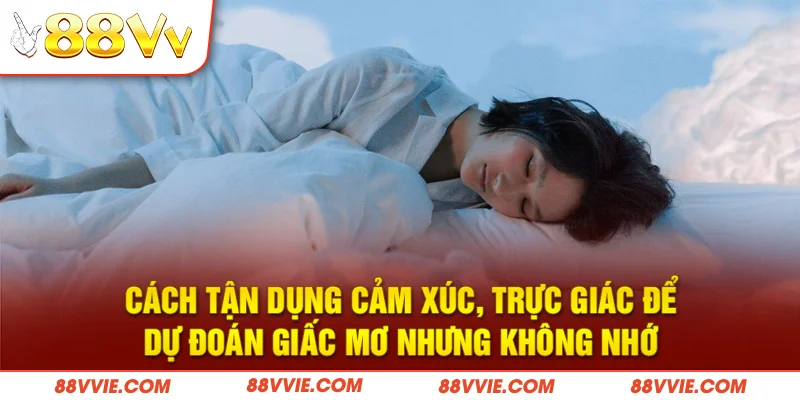 Cách tận dụng cảm xúc, trực giác để dự đoán giấc mơ nhưng không nhớ
